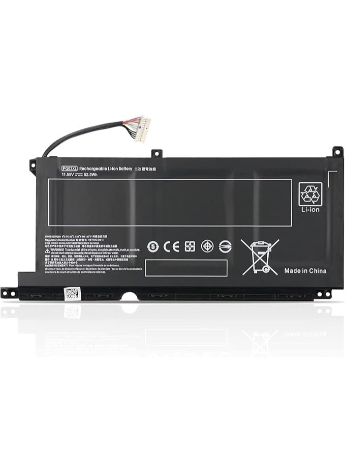 PG03XL HSTNN-DB9G L48430-2B2 Battery Compatible for H.P Pavilion Gaming 15-dk0xxx 15-dk1xxx - Image 3